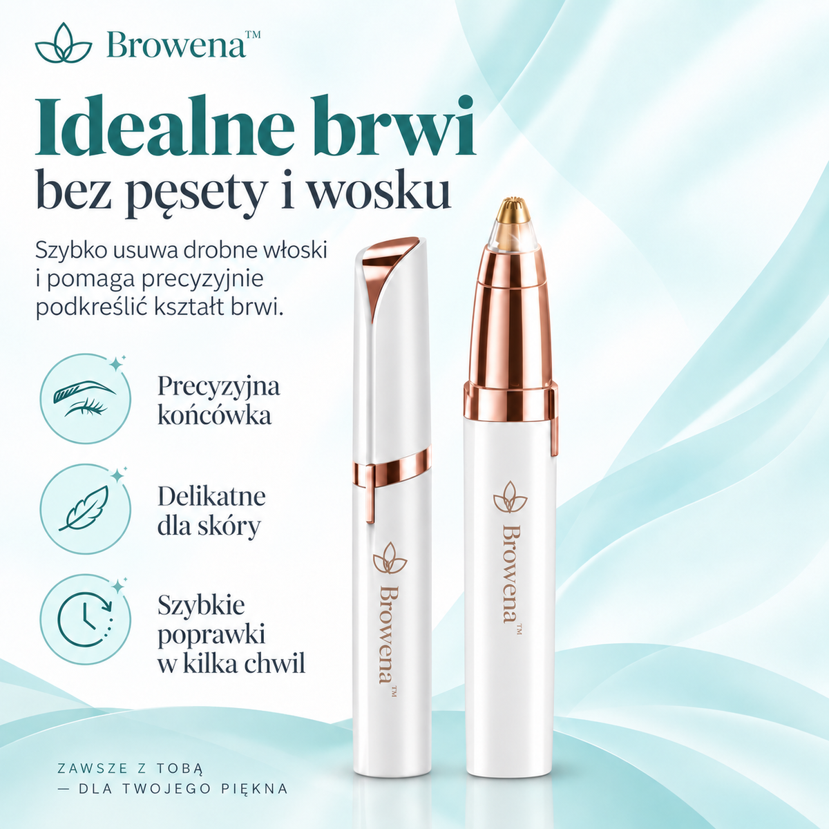 Browena™ — Trymer do Brwi i Twarzy