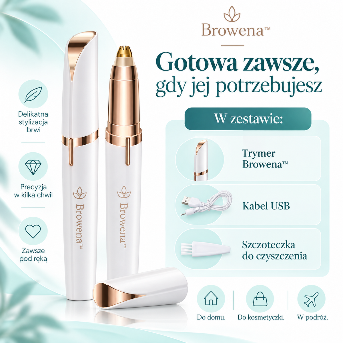 Browena™ — Trymer do Brwi i Twarzy